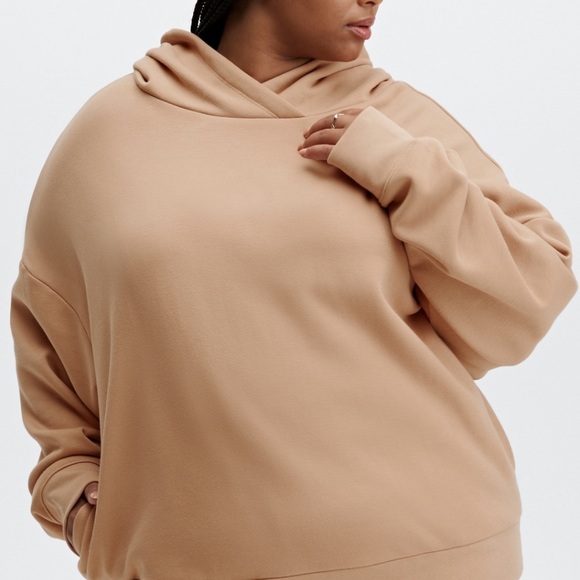Fabletics Tops - Fabletics Eco Go-To Pocket Hoodie Peach Size 1X